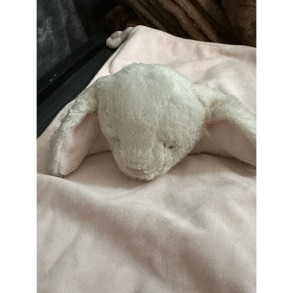 '14 Carters Pink Bunny Rabbit Long Lovey Velvet Knotted Security Blanket L31474H - Picture 15 of 16
